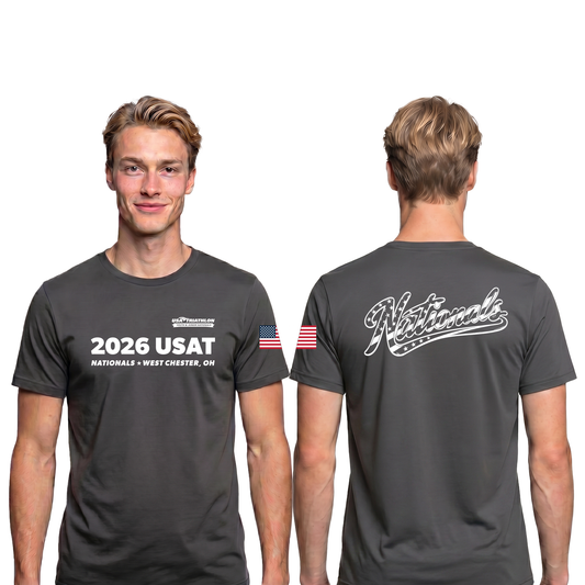 Unisex Short Sleeve Blend Tee - Dark Grey
