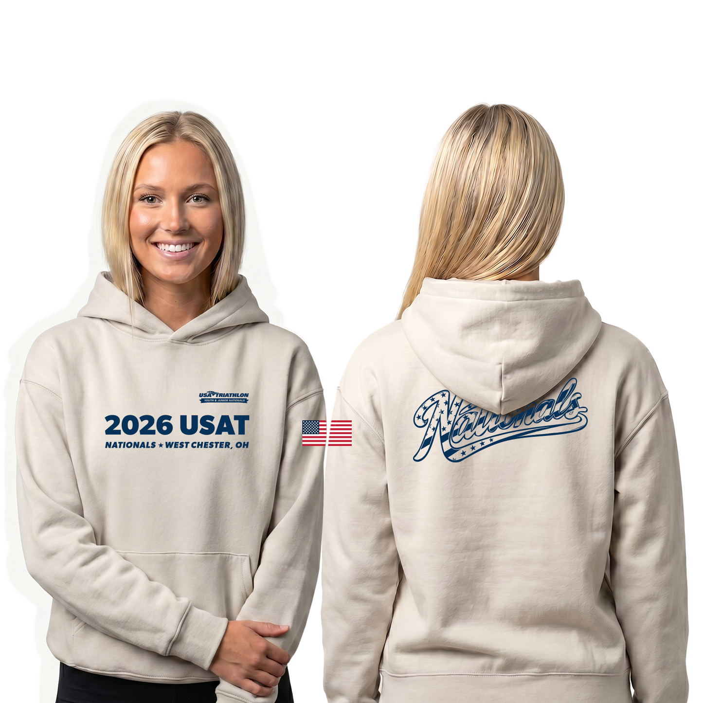 Youth Pullover Hoody  -Natural