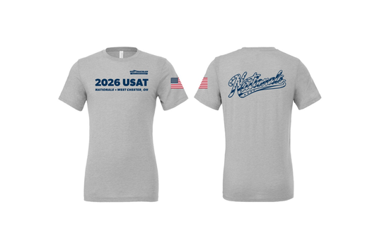 Unisex Short Sleeve Blend Tee - Heather Grey