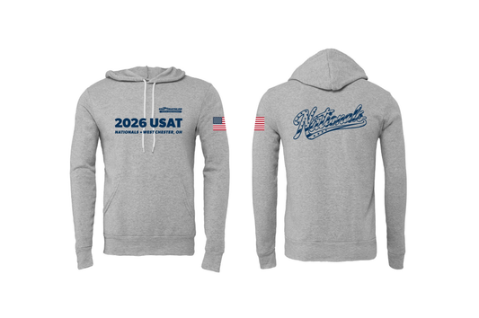 Unisex Pullover Hoody - Heather Grey