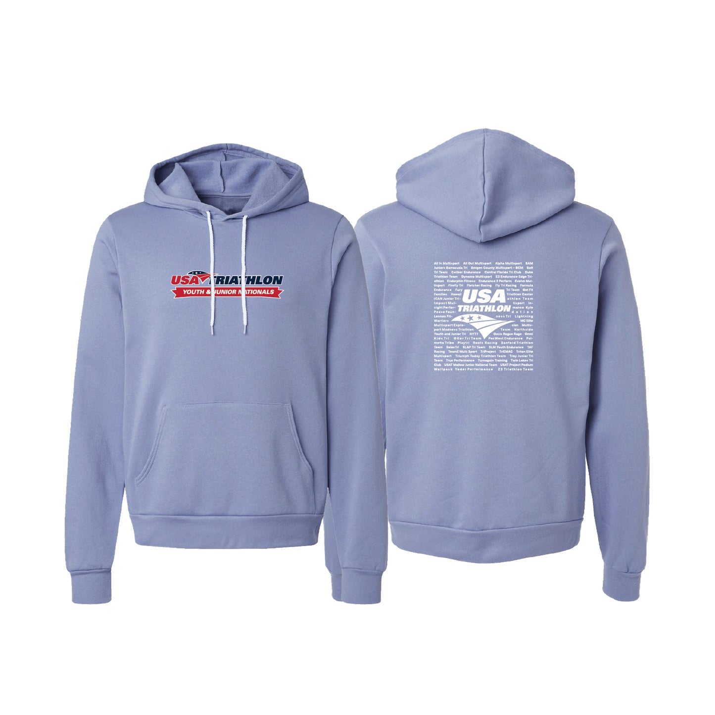 Unisex Pullover Hoody - Lavender Blue