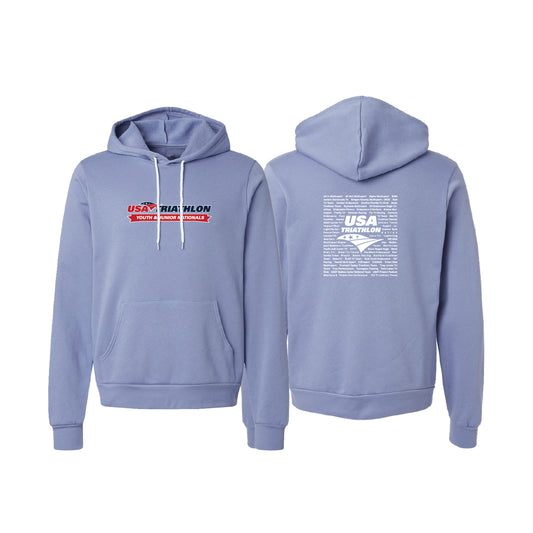 Unisex Pullover Hoody - Lavender Blue